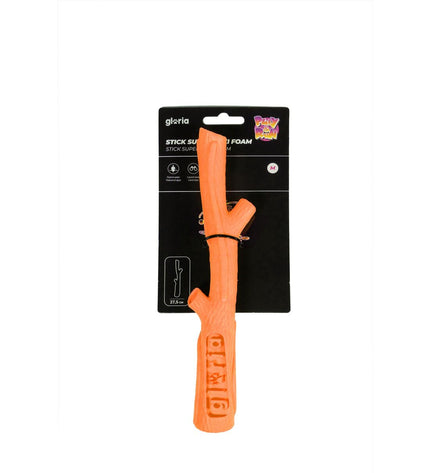 Orange Gloria dog chew toy designed for dogs, made from durable material, with textured surface for chewing comfort.