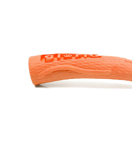 Orange Gloria dog chew toy for dogs, medium size, made of durable material for chewing and play.