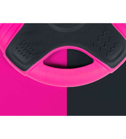 Pink Gloria TPR Frisbee for dogs, 25 cm, durable pet toy designed for outdoor play and fetch.