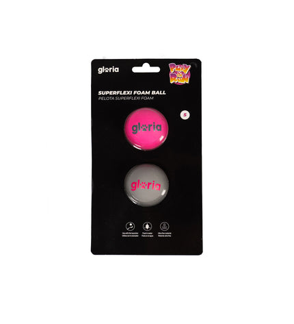Gray Gloria PLAY AND RUN dog toy ball made of foam and TPR, designed for active play with pets.
