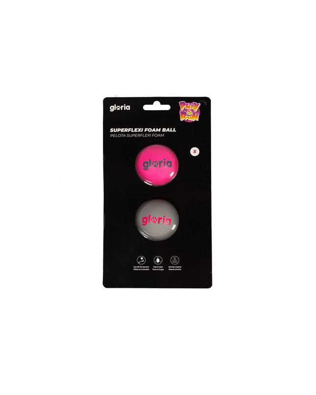 Gray Gloria PLAY AND RUN dog toy ball made of foam and TPR, designed for active play with pets.
