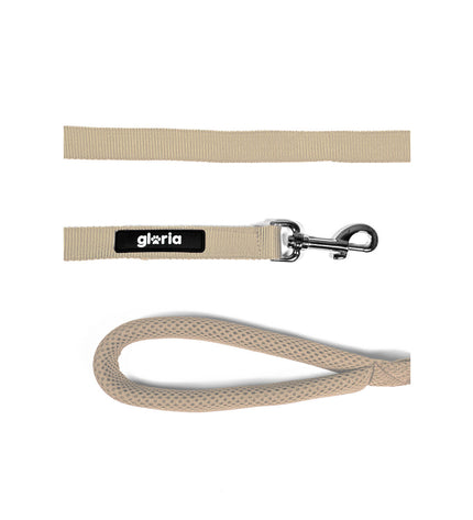Gloria hondenriem 120 cm S, durable leash for small dogs, made of sturdy material, with a secure metal clip for walking.