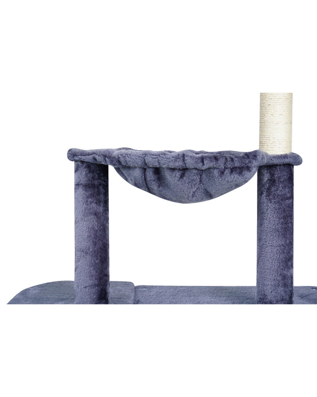 Gloria Yamuna cat tree with multiple platforms, sisal scratching posts, and cozy resting spots for cats to climb and relax.