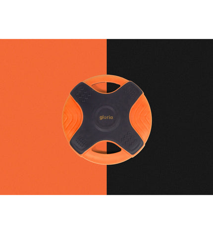 Orange Gloria Frisbee TPR 25 cm for dogs, durable plastic disc toy designed for outdoor play and fetch activities.