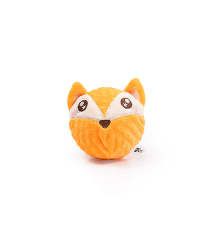 Orange polyester dog plush toy from Gloria Orion with soft fabric and durable construction, ideal for playful canine companions.