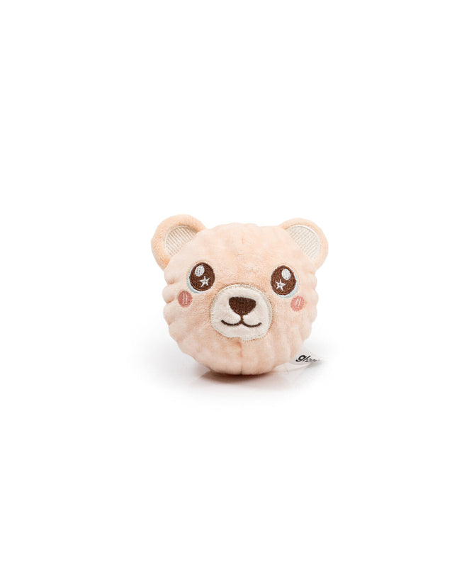 Beige Gloria MINI LYRA dog cuddle toy made of polyester and polypropylene, soft and plush for dogs.