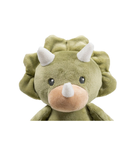 Green Gloria Mini Togo dog plush toy made of polyester and polypropylene, suitable for small dogs.