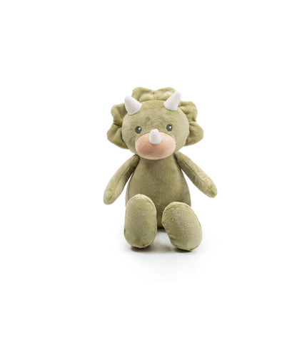 Green Gloria Mini Togo dog plush toy made of polyester and polypropylene, soft and durable for dogs to play with.