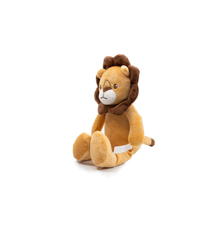 Gloria Mini Soha brown polyester dog plush toy with polypropene filling, designed for small dogs.
