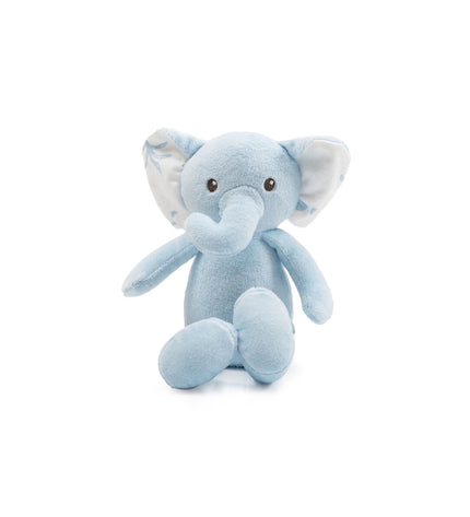 Blue Gloria Otto dog plush toy made of polyester and polypropylene, soft and durable for canine play and cuddling.