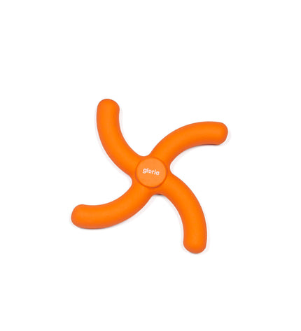Colorful Gloria Superflexi dog chew toy, 24 cm, made of durable multicoloured material for dogs to chew and play.