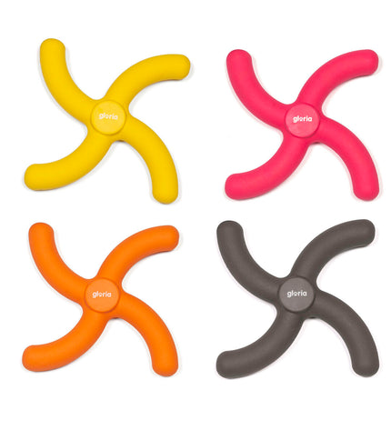 Colorful Gloria SUPERFLEXI dog chew toy, 24 cm, made of durable multicoloured material for dogs to chew and play.