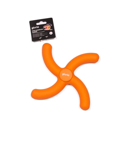 Colorful Gloria Superflexi dog chew toy, 24 cm, made of durable material, designed for dogs to chew and play.