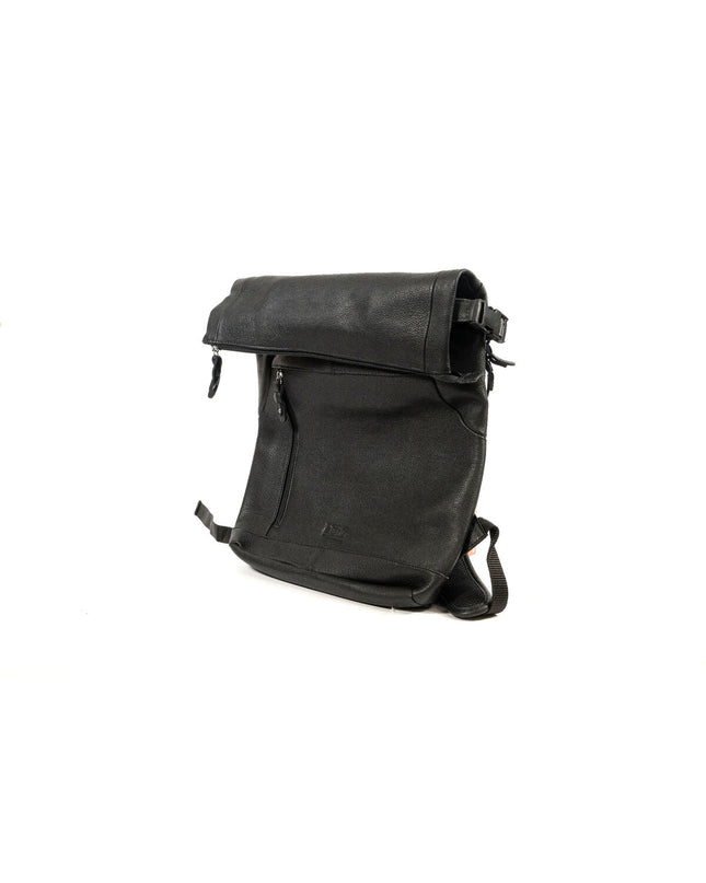 Black Gloria pet backpack for dogs, 43x34x15 cm, featuring reversible design, suitable for carrying small pets comfortably.