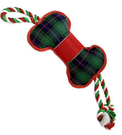 Gloria XMAS OLENTZERO green dog plush toy, festive dog cuddle toy for pets, in bright green with holiday design.