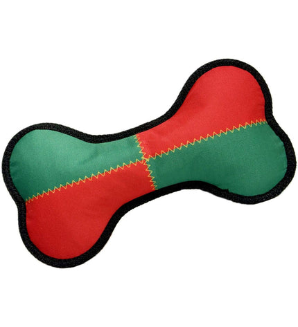 Green Gloria Christmas dog plush toy, festive dog cuddle toy, soft pet toy for dogs, holiday-themed dog product