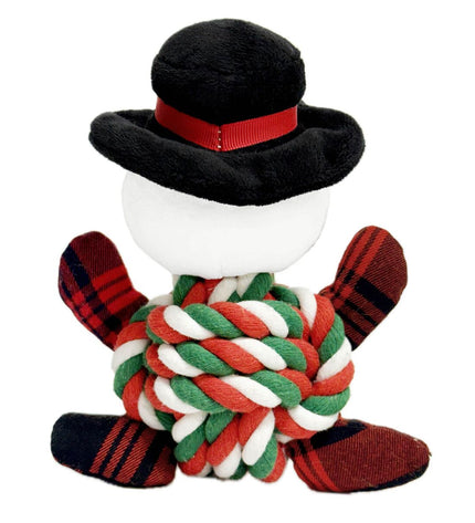 Soft white dog plush toy Gloria XMAS FROSTY for pets, cozy and festive dog cuddle plush, perfect for holiday play and comfort.