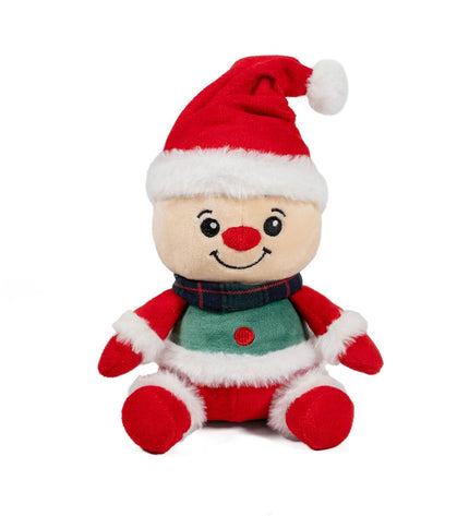Red Gloria XMAS NICK dog plush toy for dogs, soft and festive pet accessory with holiday-themed design.