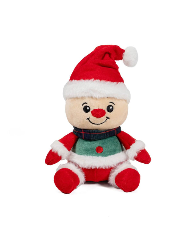 Red Gloria XMAS NICK dog plush toy for dogs, soft and festive pet accessory with holiday-themed design.