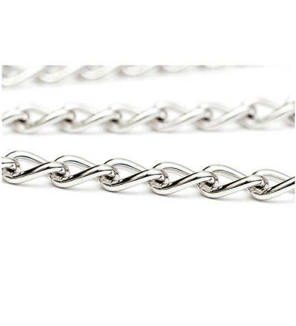 Gloria 3mm x 38cm dog leash coupling for three dogs, durable metal connector for multi-dog walking, shown on a white background.