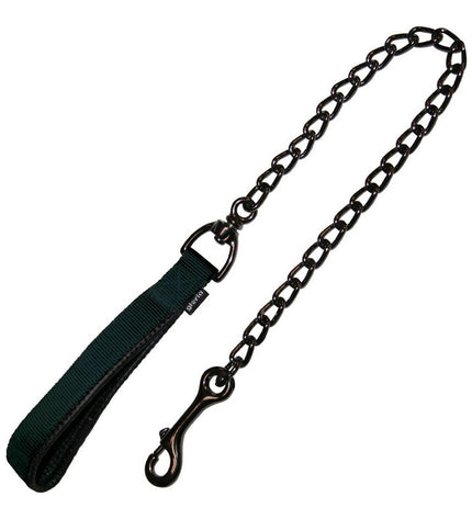 Black Gloria Classic 3mm x 120cm dog leash made of durable material, shown laid out on a plain background.