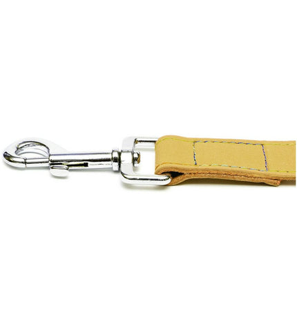 Yellow Gloria Oasis dog leash, 1.5 x 100 cm, made of durable material, suitable for walking dogs.