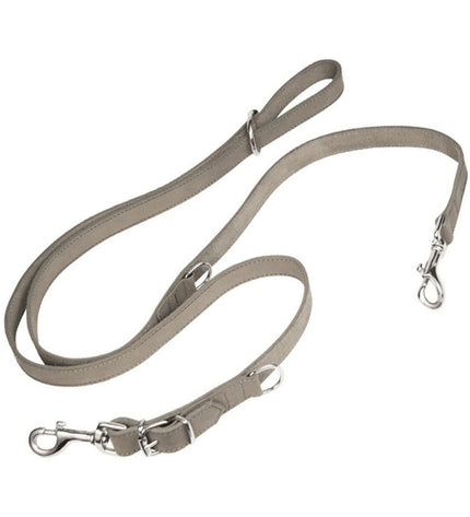 White Gloria Oasis dog leash measuring 2.1 x 200 cm, durable and suitable for walking and training dogs.