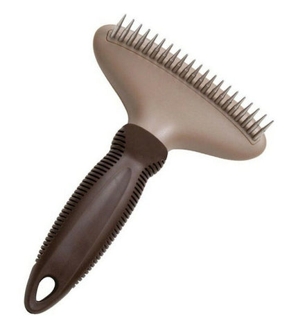 Gloria hondenborstel with ergonomic handle and bristles for grooming dogs, shown on a white background.