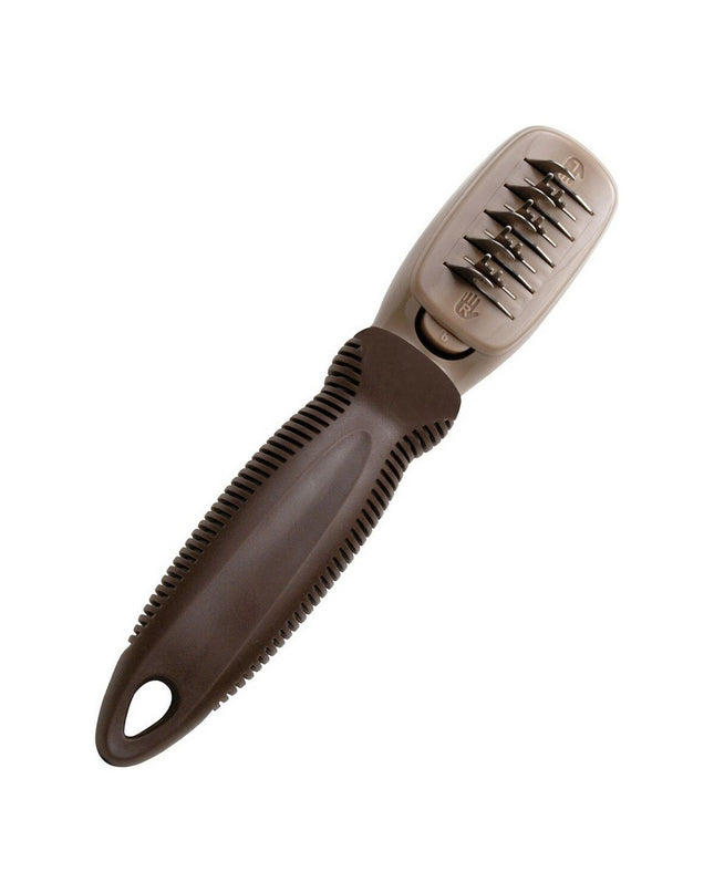 Gloria Ontwar Haarborstel and honden knopensnijder in a clean, organized display, ideal for grooming and trimming pets.