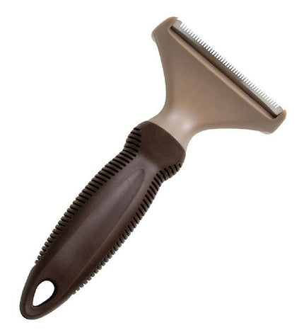 Gloria plastic dog grooming brush, Knipborstel Gloria Plastic 12, shown with bristles for detangling and grooming dogs.