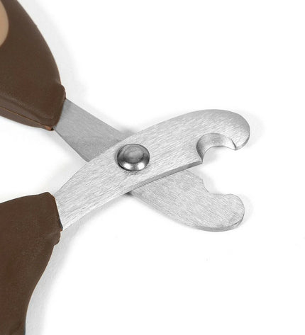 Gloria kattennagelknipper in black and silver, designed for trimming cat claws with a comfortable grip and precise cutting edge.
