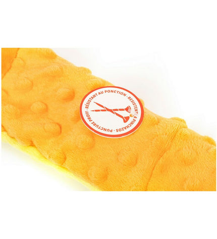 Orange Gloria Dogmonsters dog plush toy in snake shape, 65x5x6 cm, made of 100% polyester for dogs.