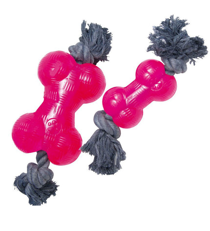 Pink Gloria dog chew toy for dogs, S size, made of durable material, designed for playful chewing and dental health.