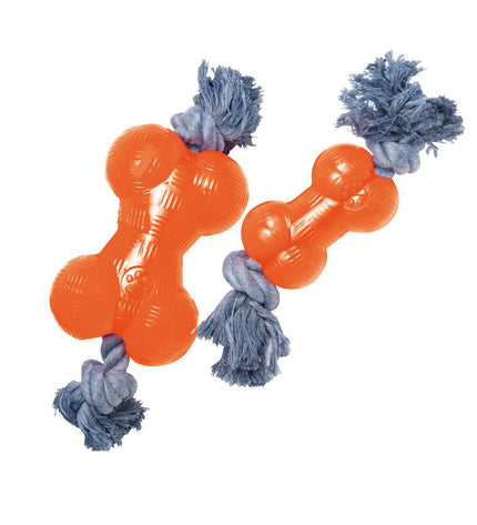 Orange Gloria dog chew toy in S size, made of durable materials, designed for dogs to chew and play.