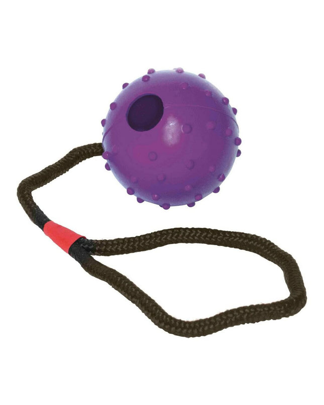 Gloria dog chew toy with rubber and rope, 7 cm diameter, suitable for dogs, designed for chewing and play.