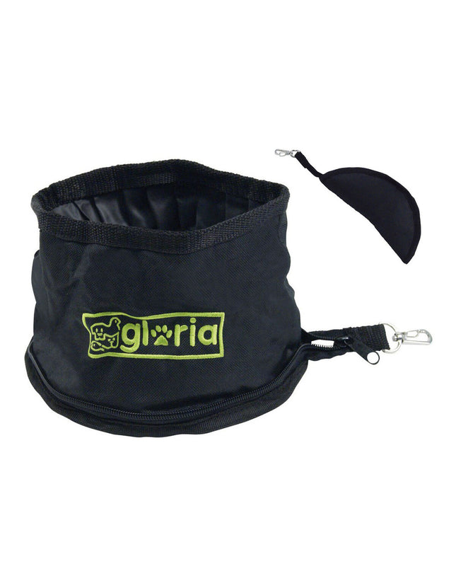 Foldable Gloria 500ml dog water bowl with 18x18cm size, portable and lightweight pet accessory for dogs.