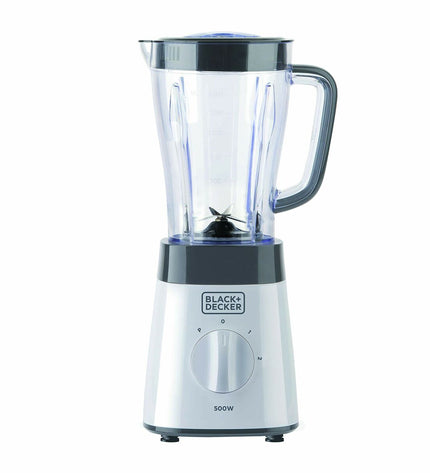 Black & Decker BXJB500E 500W black hand mixer with beaters, for home cooking and small kitchen tasks.