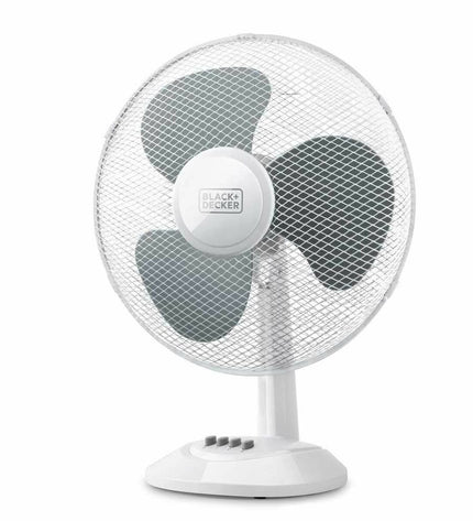 Black & Decker Tafelventilator ES9440030B in black and white, 40W portable air conditioner for home cooling.