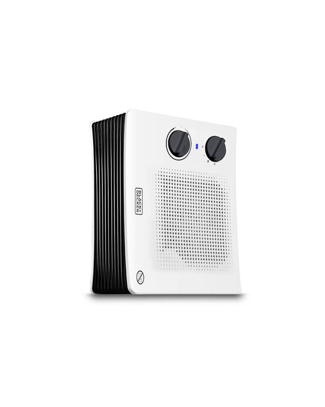 Black & Decker BXSH2001E portable 2000W black and white air conditioning unit for home and kitchen use.