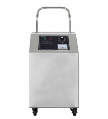 Portable ODB Ozongenerator QJ-8003K-3G in silver, designed for home and cooking, suitable for spaces 40-70 m², product image.