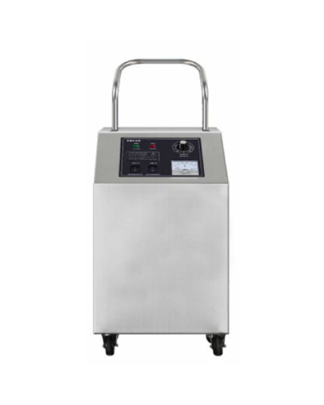 Portable ODB Ozongenerator QJ-8003K-3G in silver, designed for home and cooking, suitable for spaces 40-70 m², product image.
