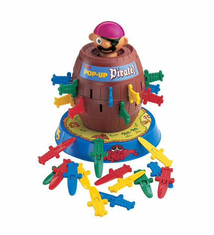 Bizak Salta Pirata agility game toy with colorful pirate-themed pieces and game board for children’s play and entertainment.