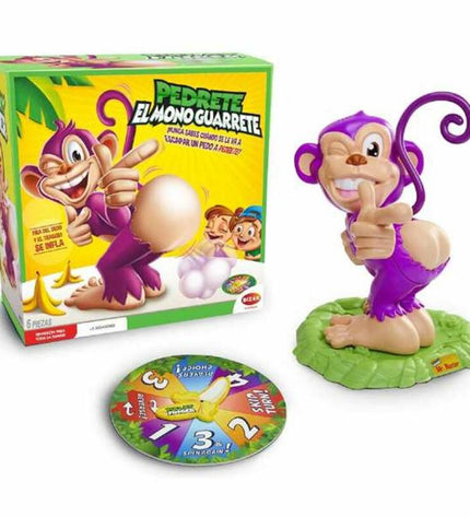 Bizak Bordspel Pedrete, a colorful tabletop game with playing pieces and cards, designed for family entertainment.