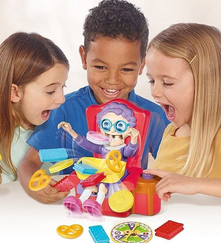 Bizak No Asustes a la Abuela board game, colorful game pieces and box for family fun and entertainment.