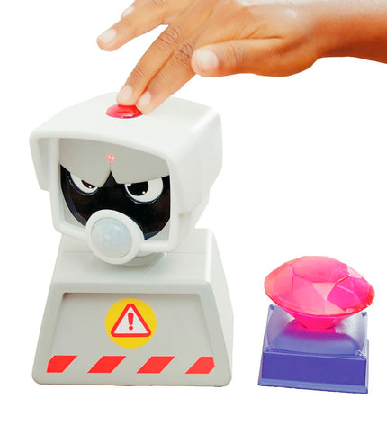 Bizak spy camera toy from Educatief Spel Bizak, featuring a compact, realistic-looking spy device in bright colors.