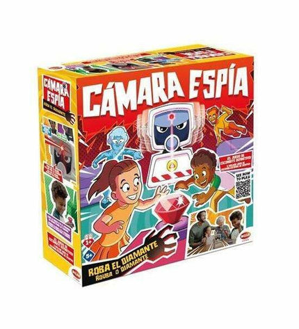 Bizak educatief spionage camera speelgoed, speelgoed en games, speurspel met camera voor kinderen, zwart en compact design