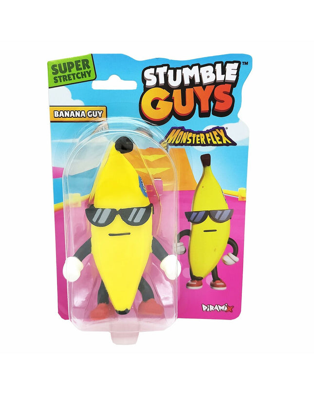 Bizak Monsterflex Stumble Guys flexible action figure from the toys and games collection, featuring vibrant colors and movable limbs