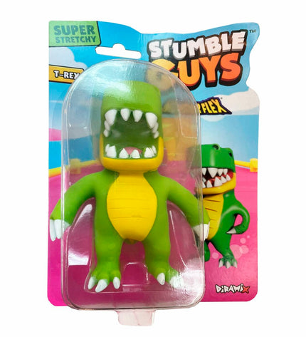 Bizak Monsterflex Stumble Guys flexible action figure, colorful toy from the Speelgoed en games collection, featuring dynamic poseability.