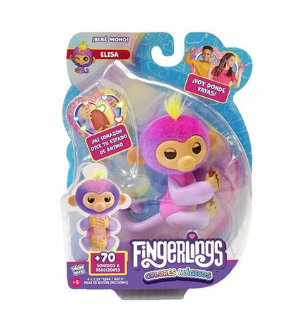 Fingerlings 13 cm action figure toy, colorful and interactive play figure from Fingerlings brand, featuring animated details.
