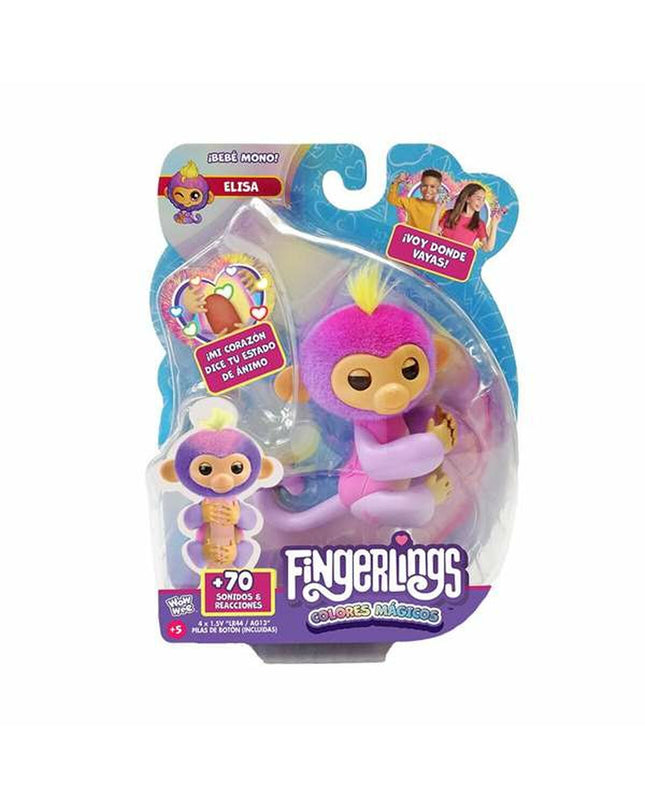 Fingerlings 13 cm action figure toy, colorful and interactive play figure from Fingerlings brand, featuring animated details.